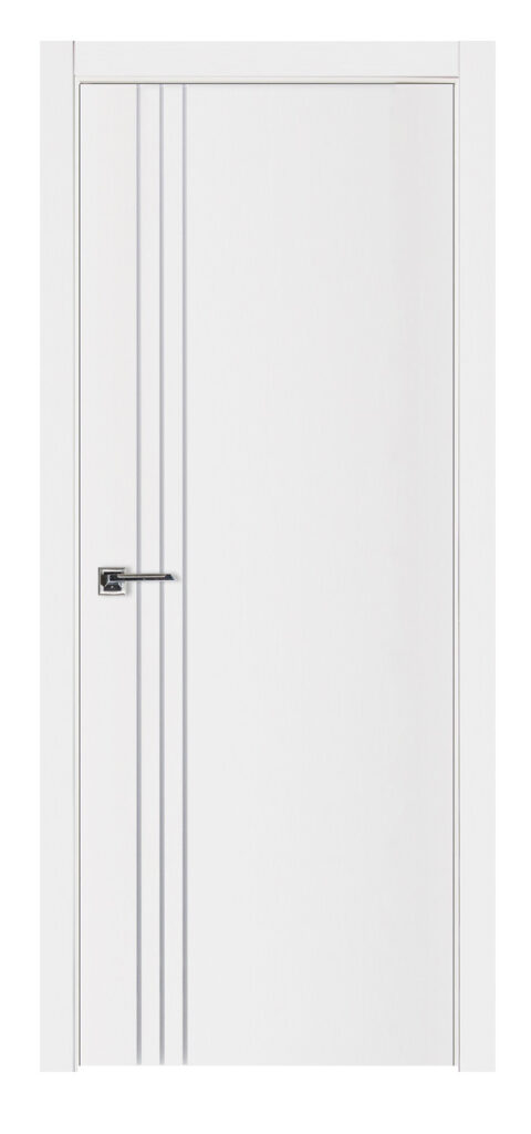 Nova Glam G-Pro 004 Soft White Laminated Modern Interior Barn Door