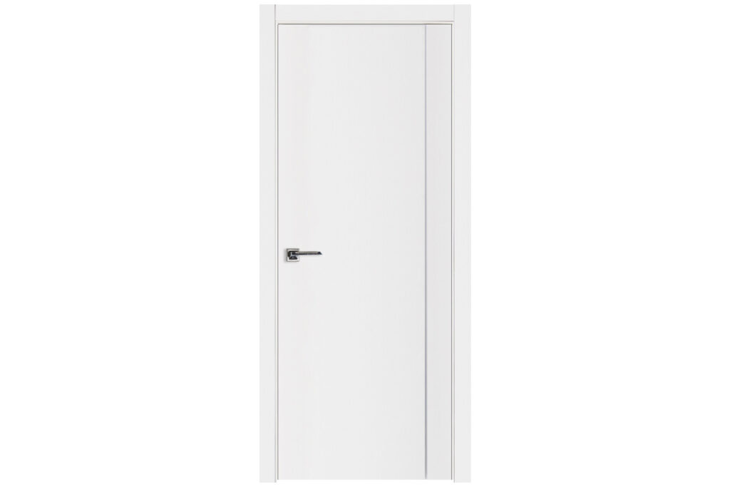 Nova Glam G-Pro 005 Soft White Laminated Modern Interior Door - Single Door