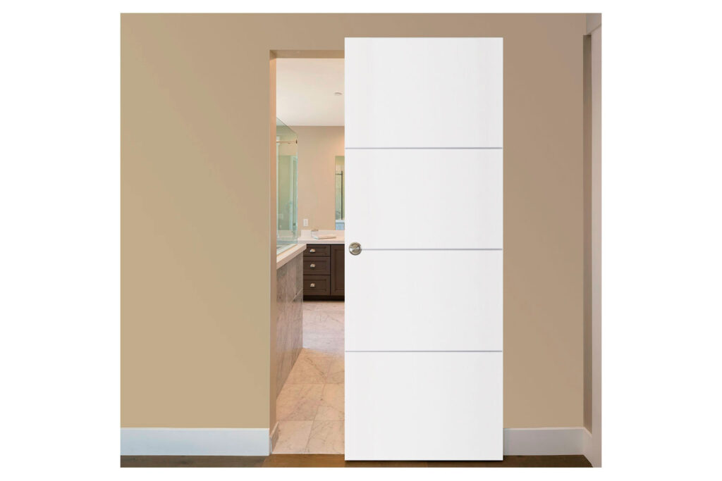 Nova Glam G-Pro 009 Soft White Laminated Modern Interior Door - Magic Door