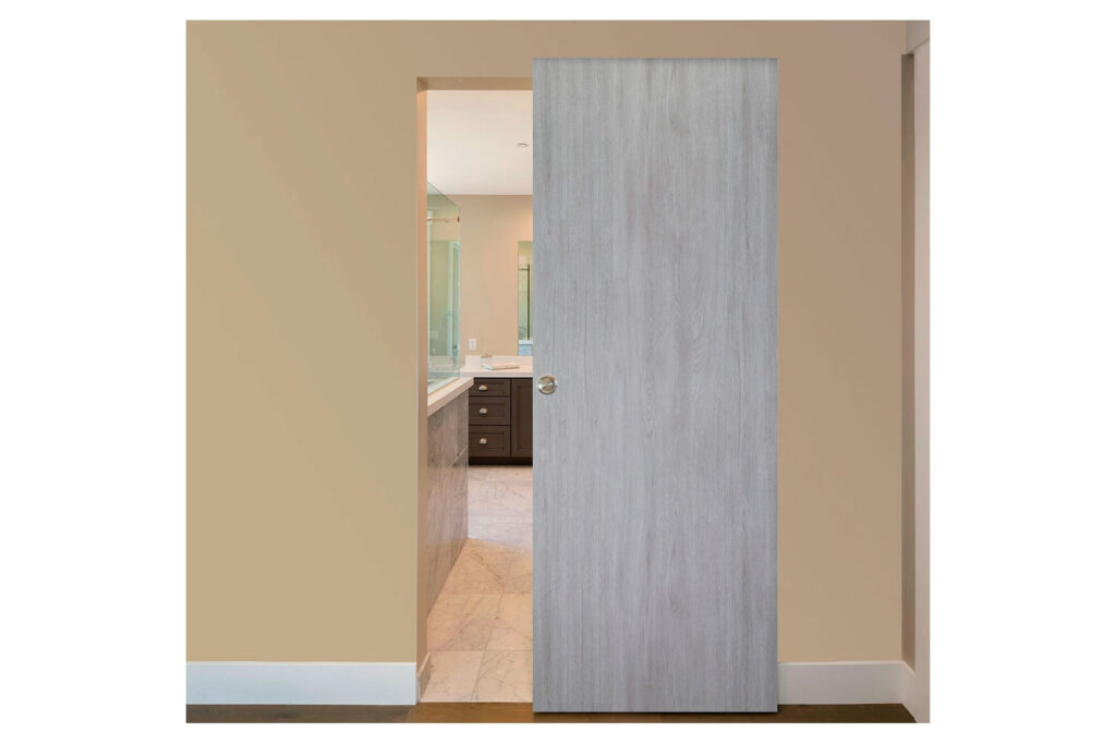 Nova Italia Flush 01 Light Grey Laminate Interior Door - Magic Door