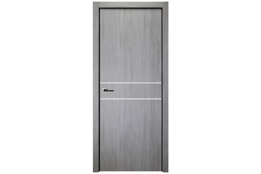 Nova Italia Flush 08 Light Grey Laminate Interior Door - Single Door