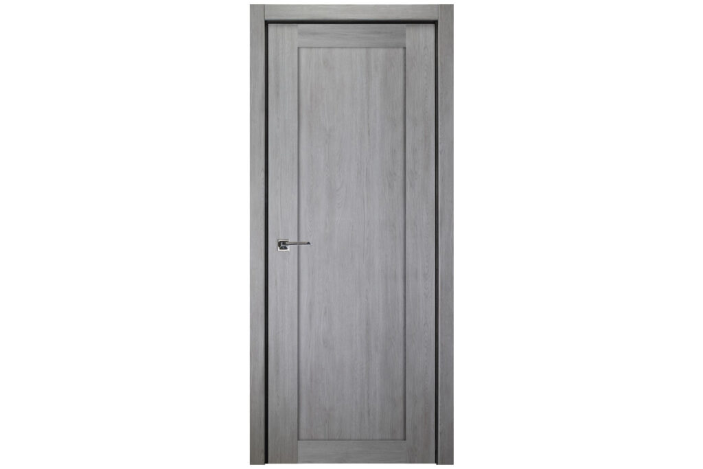 Nova Italia Stile 1 Lite Light Grey Laminate Interior Door - Single Door