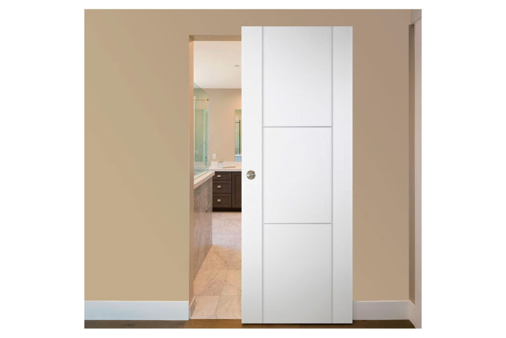 Nova Italia Stile 2H Alaskan White Laminate Interior Door - Magic Door