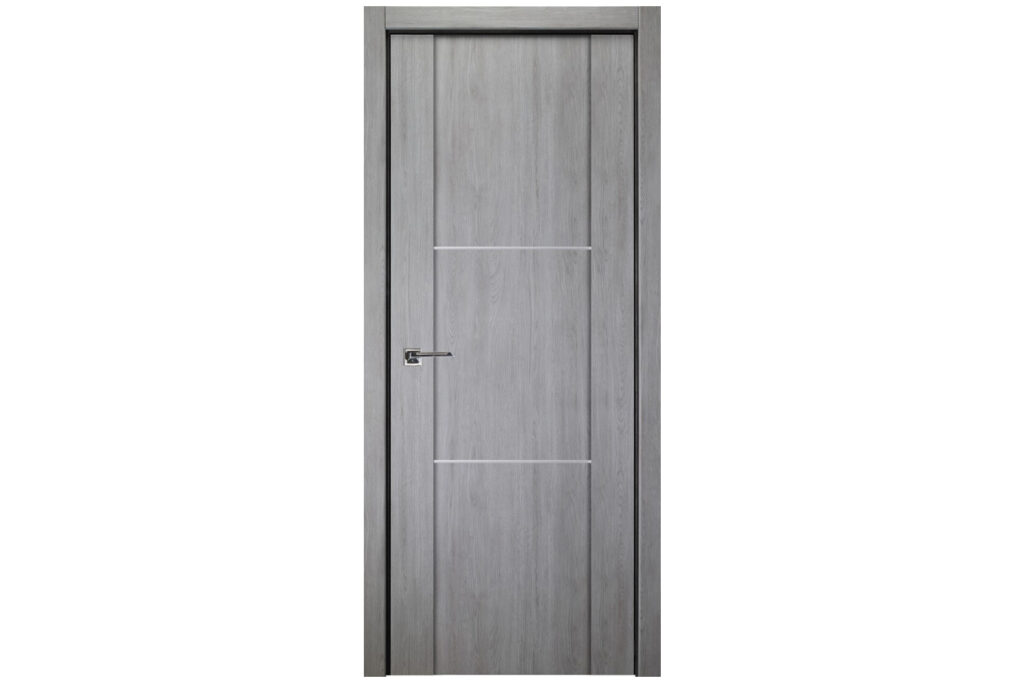 Nova Italia Stile 2H Light Grey Laminate Interior Door - Single Door