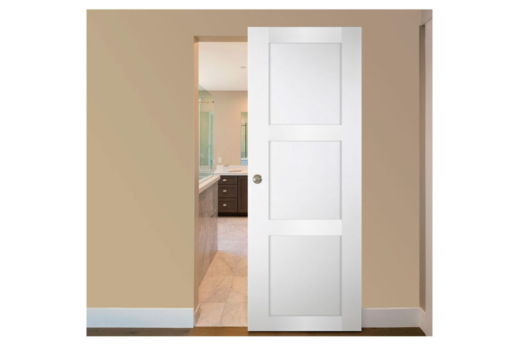 Nova Italia Stile 3 Lite Alaskan White Laminate Interior Door - Magic Door
