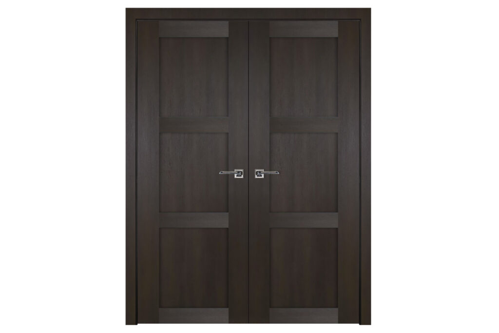 Nova Italia Stile 3 Lite Premium Wenge Laminate Interior Door - Double Door