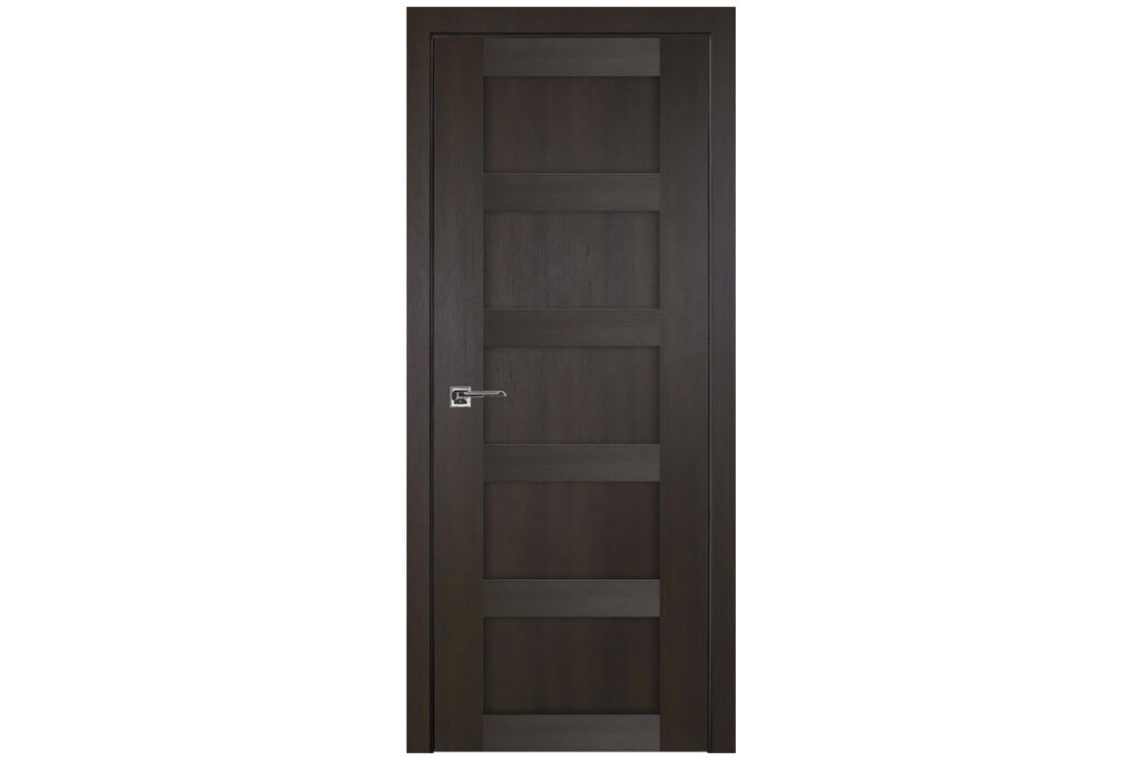 Nova Italia Stile 5 Lite Premium Wenge Laminate Interior Door - Single Door