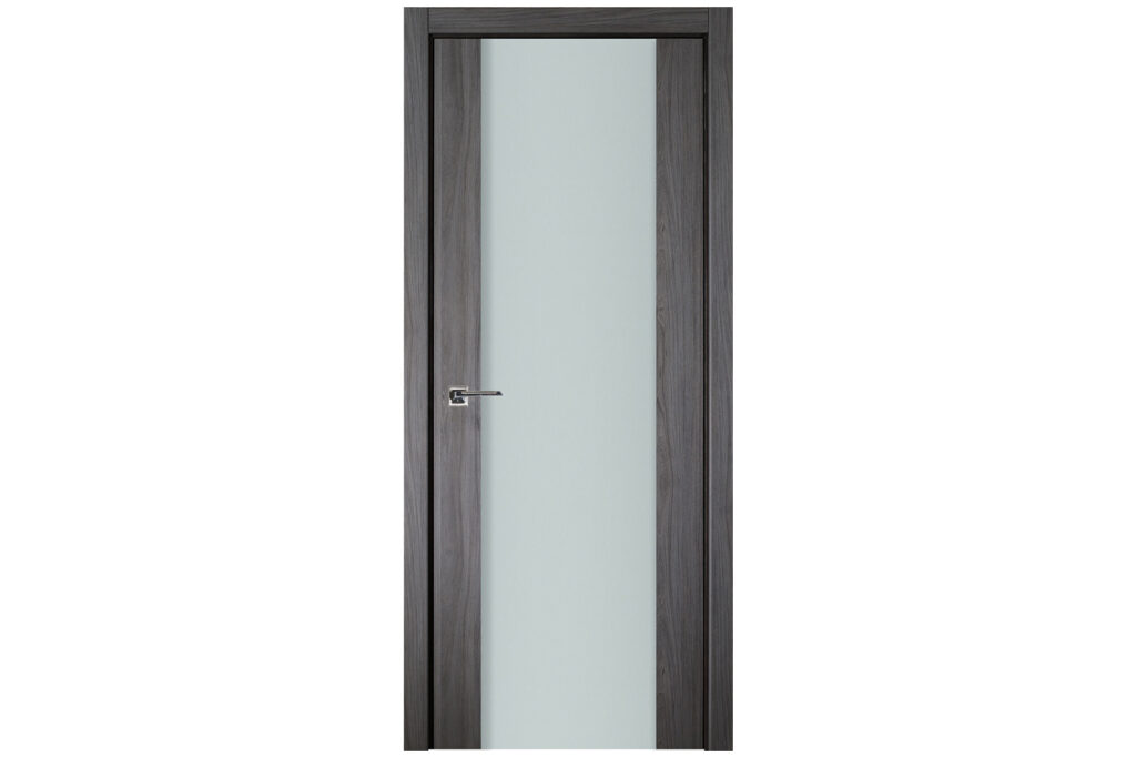Nova Italia Vetro 01 Swiss Elm Laminate Interior Door - Single Door