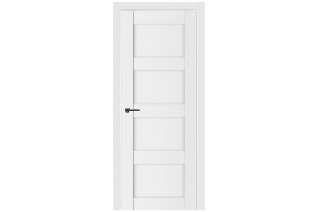Nova Stile 021 Soft White Laminated Modern Interior Door - Single Door