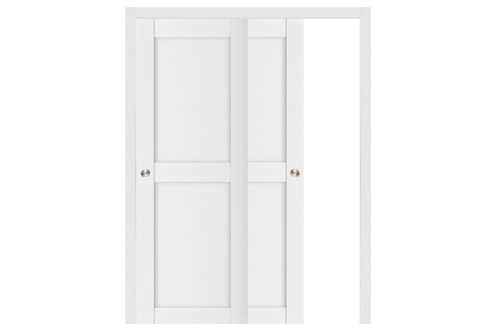 Nova Stile 020 Soft White Laminated Modern Interior Door - Bypass Door