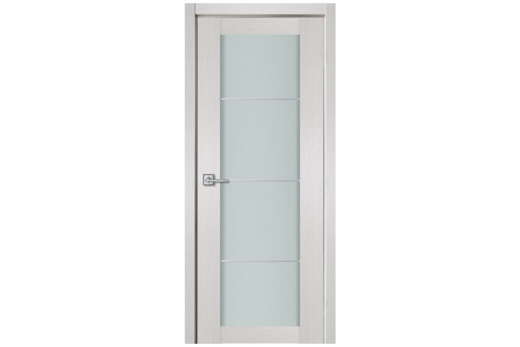 Nova 1 Lite 3H White Wenge Wood Laminated Modern Interior Door - Single Door