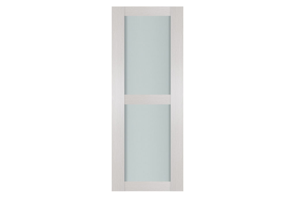 Nova 2 Lite White Wenge Wood Laminated Modern Interior Door - Slab