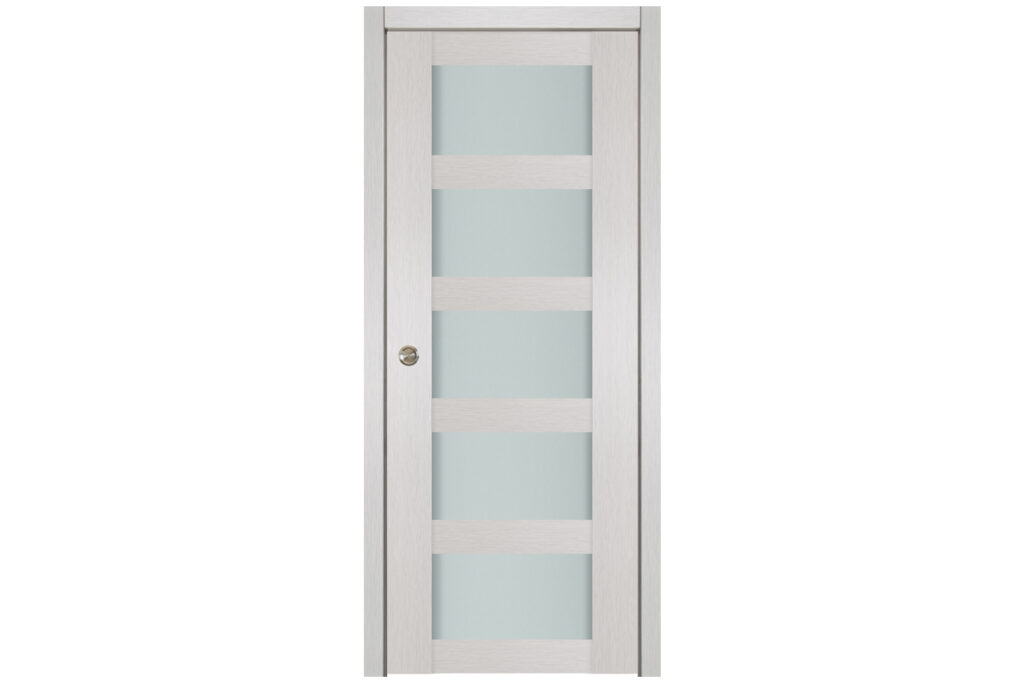 Nova 5 Lite White Wenge Wood Laminated Modern Interior Door - Single Pocket