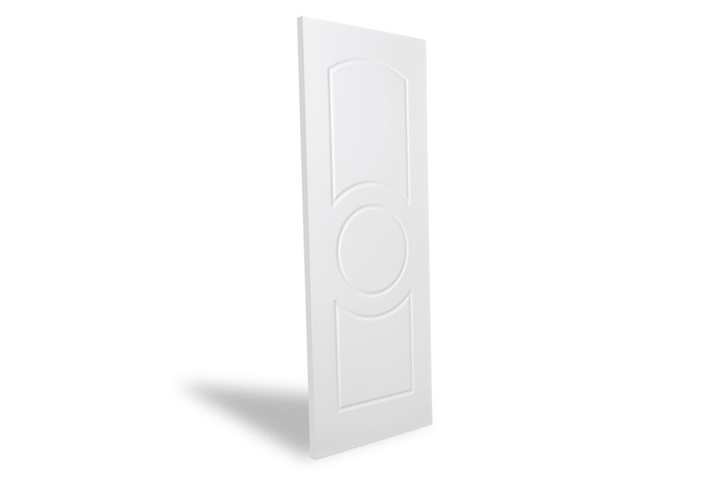 Nova Ovalo Soft White Laminated Traditional interior Door