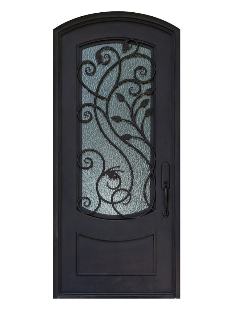 Nova Royal Series Wrought Iron Custom Exterior Door Style 031