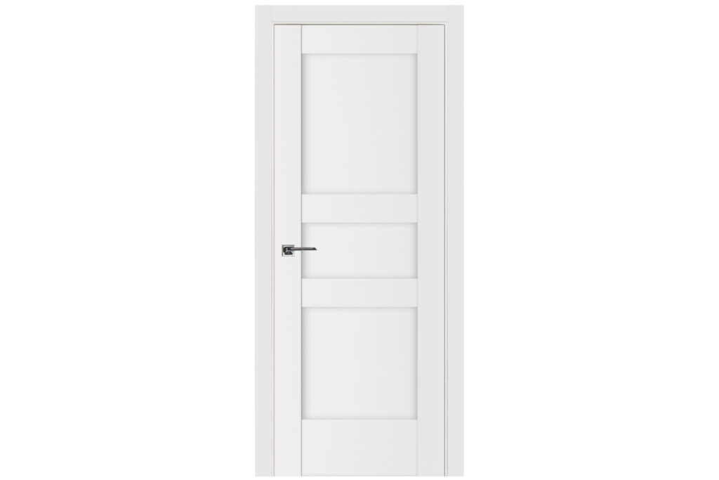 Nova Stile 039 Soft White Laminated Modern Interior Door - Single Door