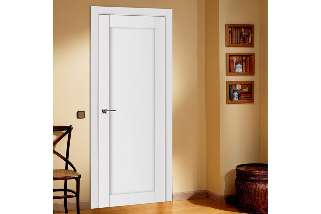 Nova Stile 054 Soft White Laminated Modern Interior Door