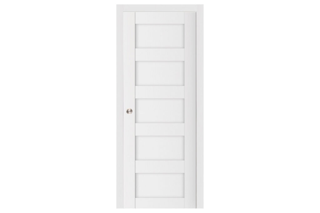 Nova Stile 022 Soft White Laminated Modern Interior Door - Single Pocket