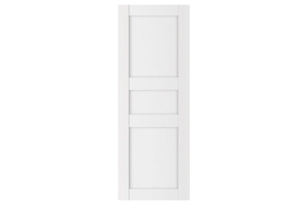 Nova Stile 029 Soft White Laminated Modern Interior Door - Slab
