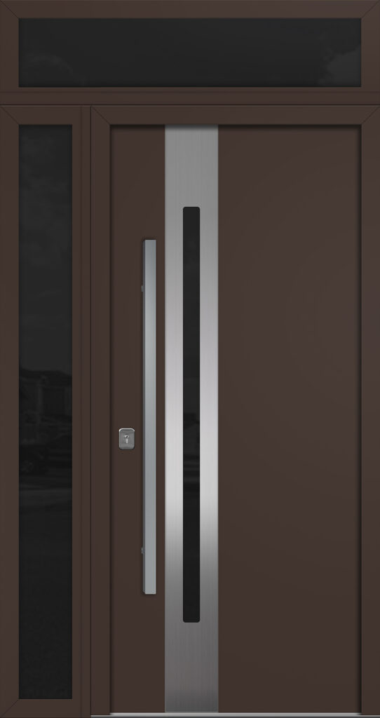 Nova Inox S2 Brown Exterior Door