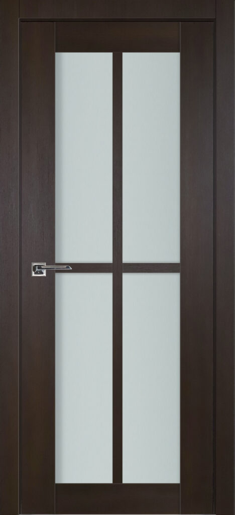 Nova Italia Premium Wenge 4-Lite Vertical Laminated French Door